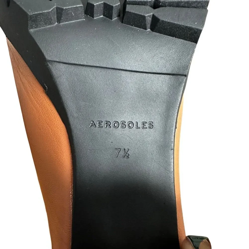 Aerosoles Emon Mule Shoes Size 7.5 New Tan - Picture 6 of 8